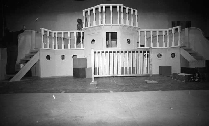 1985 Theater, H.M.S. Pinafore Set Painting 03