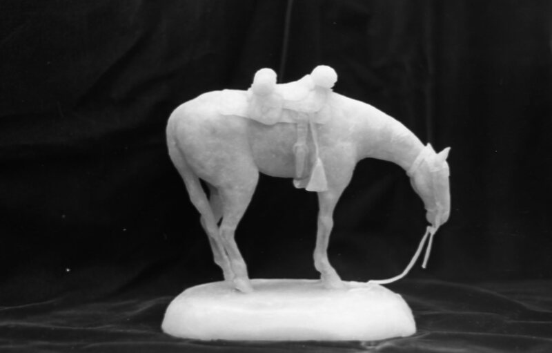 1978 Sculpture, Saddled Horse 04