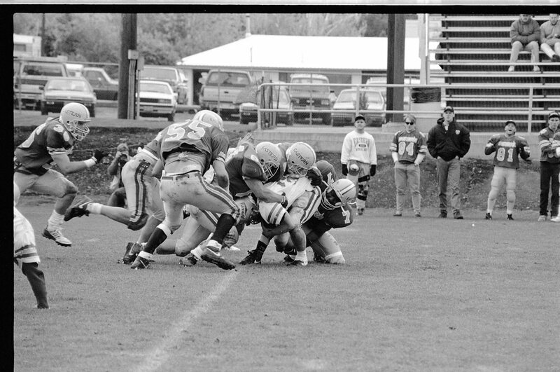 1991 Football Action, Western Oregon University at EOSC 04