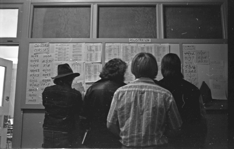 1976 Registration, Bulletin Board 01