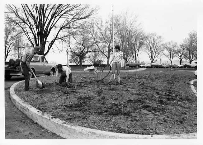 1977 Memorial Garden Planting