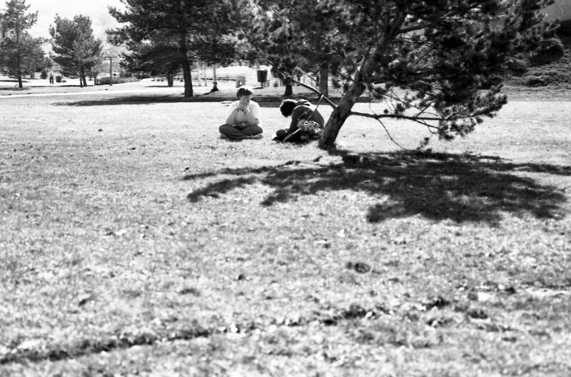 1986 Students, Outdoors in March 15