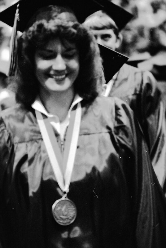 1988 Graduation, Graduates Walk 04