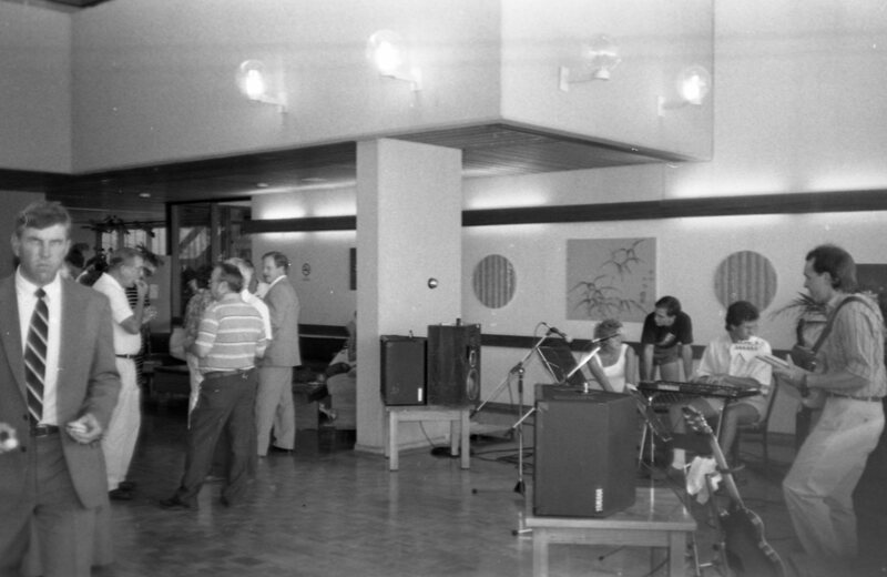 1988 Loso Hall, Groundbreaking Ceremony, Reception Band 04