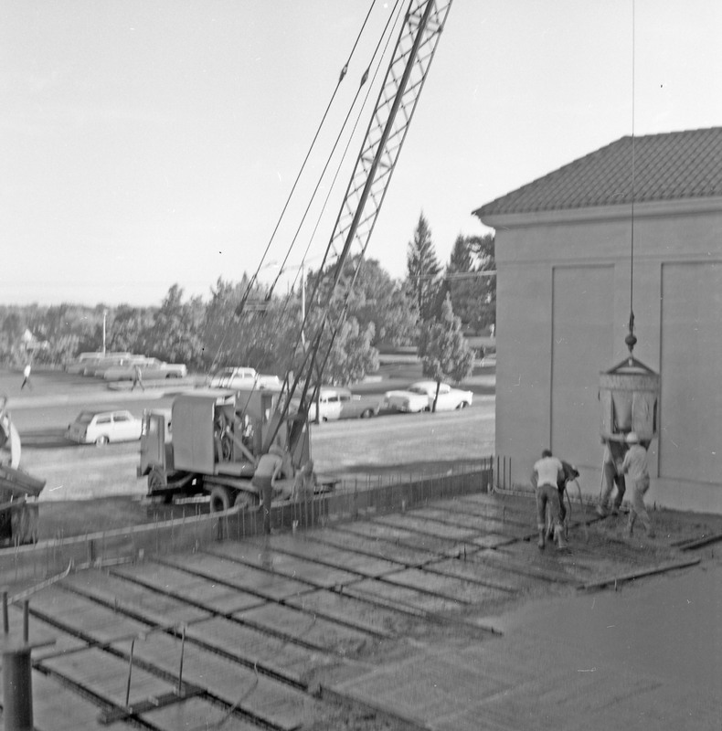 1971 Walter M. Pierce Library Remodel, Cement 19