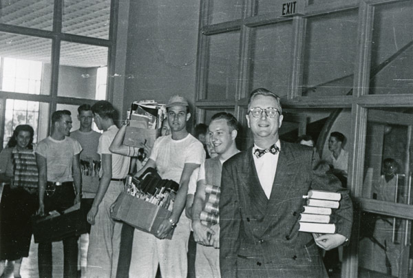 1951 Pierce Library, Moving In 11