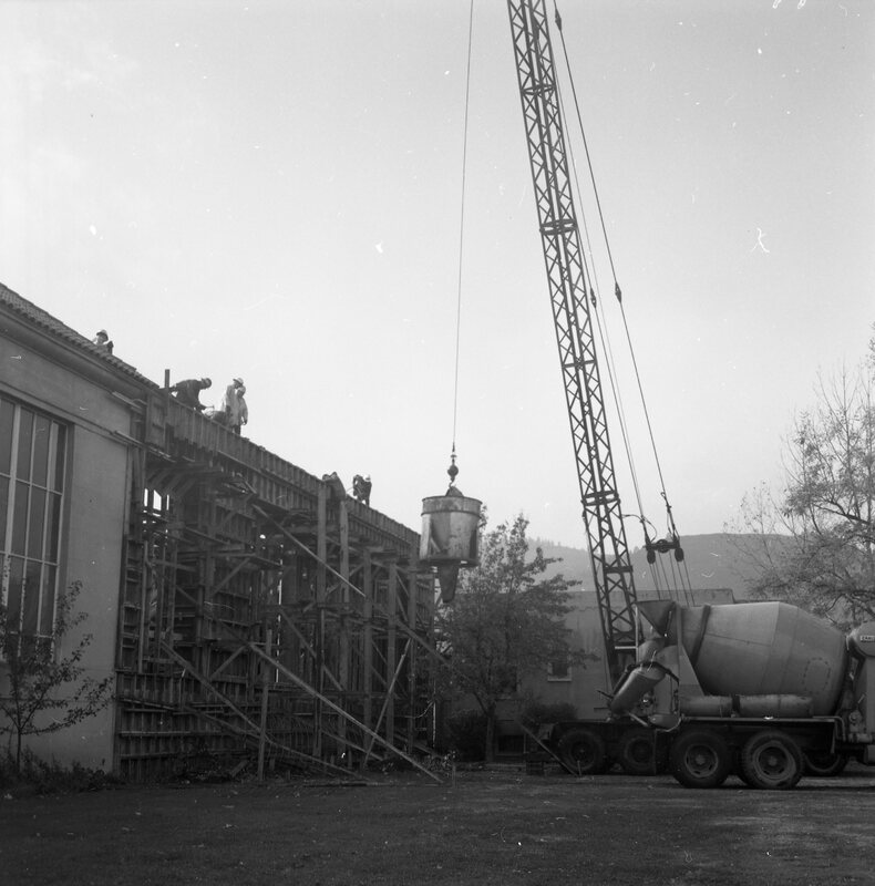 1971 Walter M. Pierce Library Remodel, Cement 11