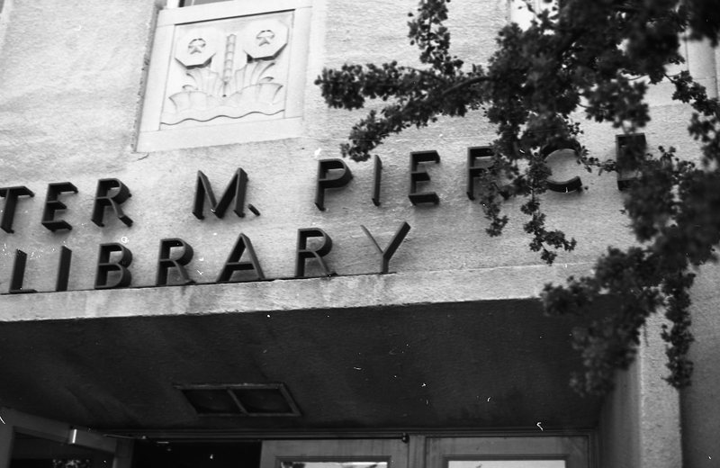 1981 Walter M. Pierce Library, Exterior Detail 01