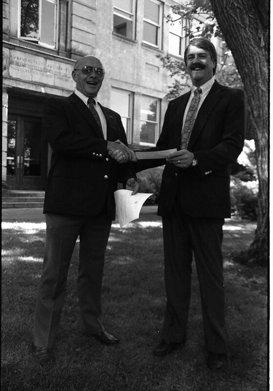 1990 Check Presentation, Jim Hottois 03