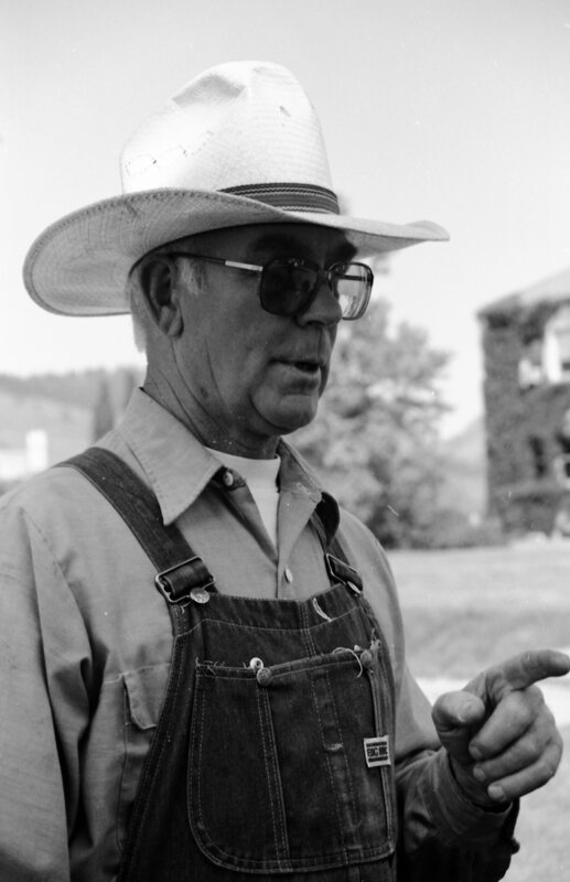 1987 Ackerman Elementary School, Pioneer Days, Farmer 02