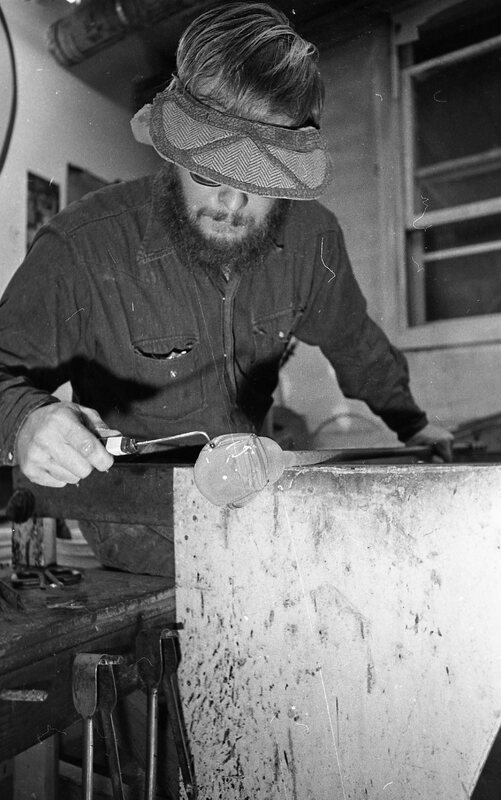 1974 Art, Glass Sculpting 04