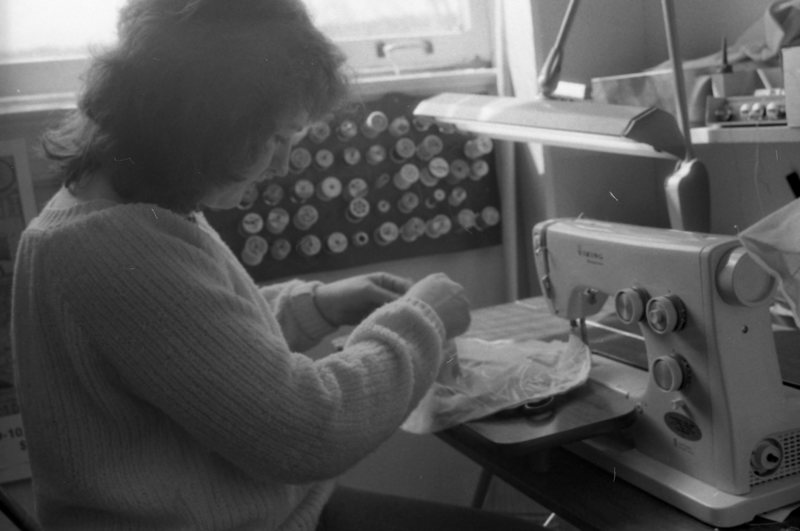 1986 Theater Costumes, Sewing 01