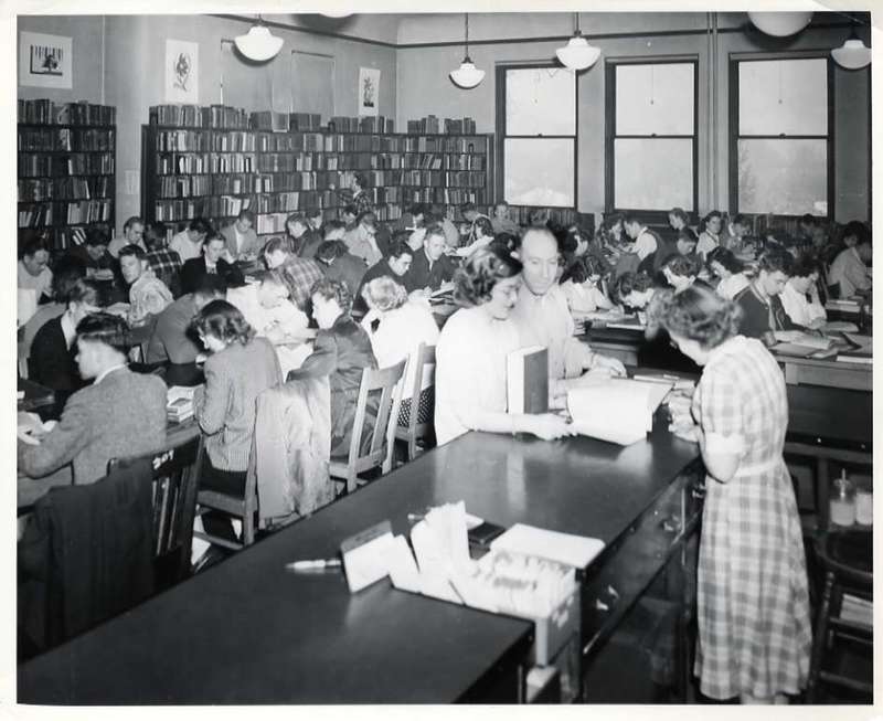 40's Inlow Hall, Library 1