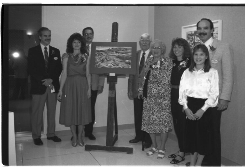1990 George Nightingale Gallery Re-Dedication, Art Show, Group 04