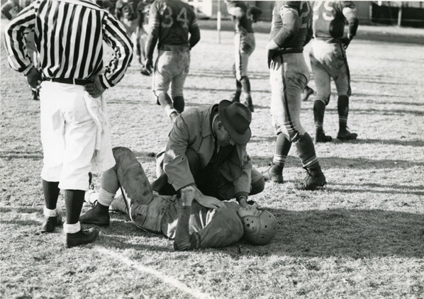 1949 Football Player, Injured 2
