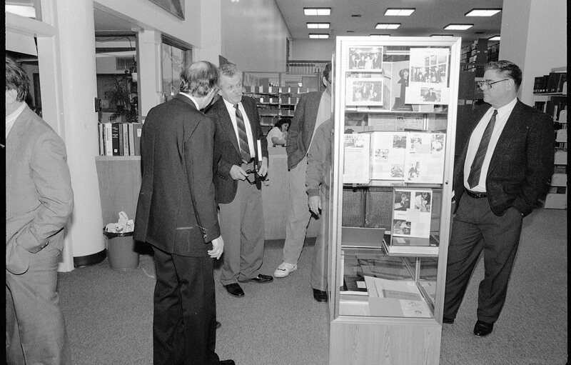 1991 Jack Evans, "Powerful Rockey" Book Signing Display 06