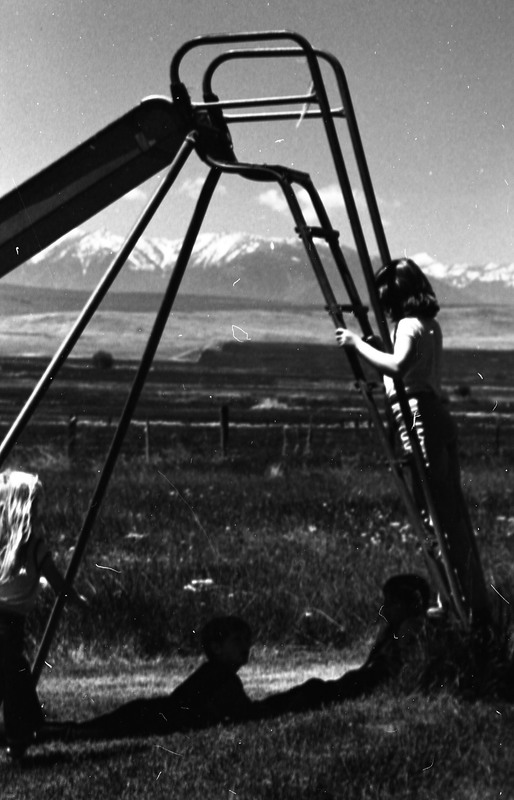 1979 Keating School, Children Playing Outdoors 01