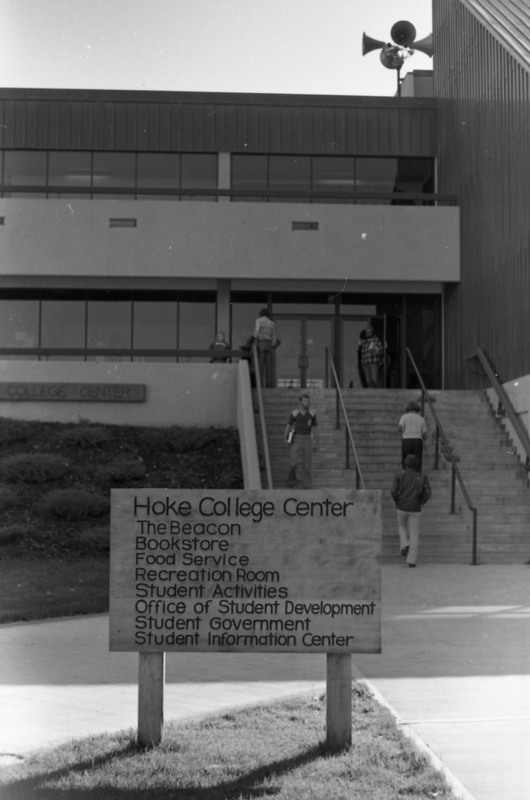 1977 Hoke Hall Sign