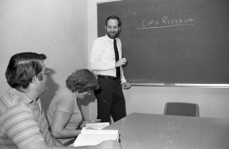 1985 Students, Consult Professor John Blanchard 13