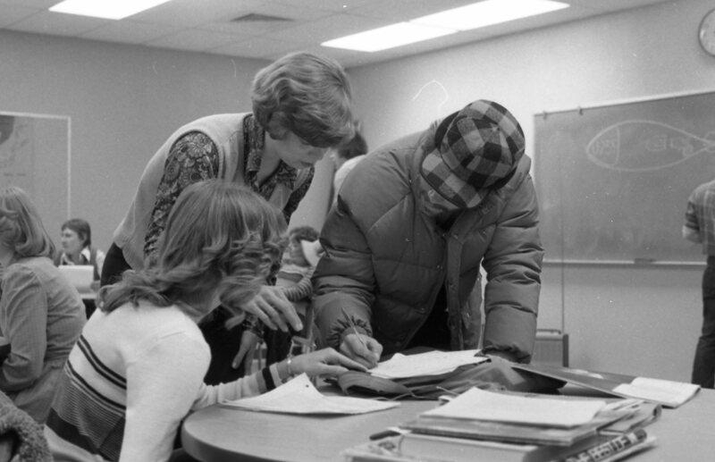 1978 Classroom, Ted Brown's Social Studies Methods Class 07