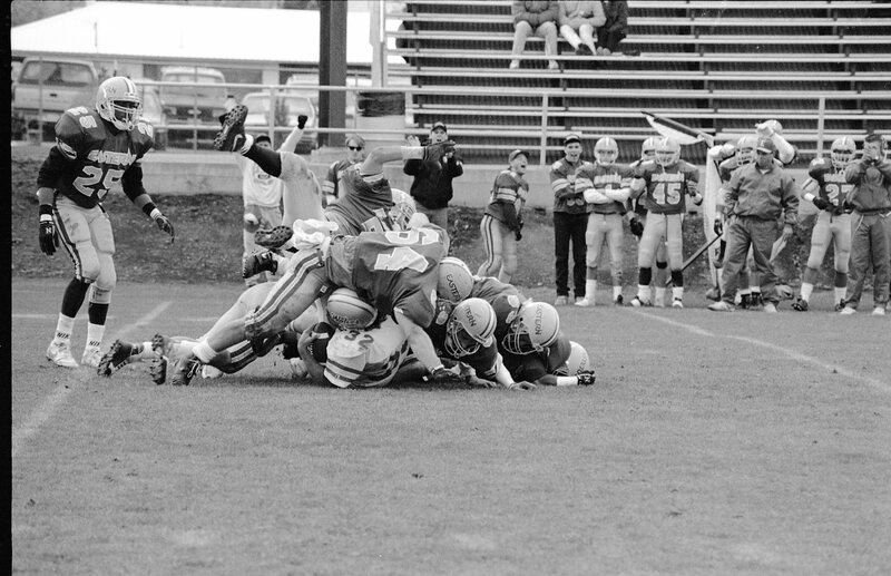 1991 Football Action, Western Oregon University at EOSC 26