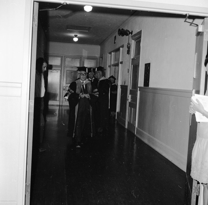 1969 Summer Graduation, President Rempel
