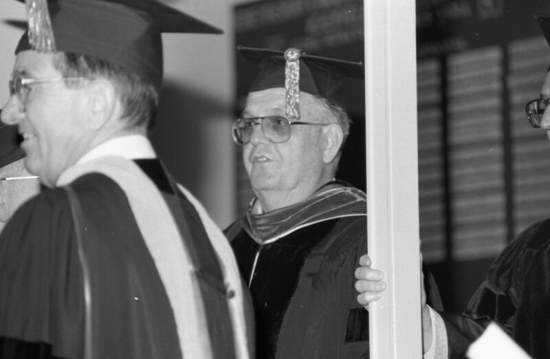 1985 Graduation, Faculty Walk 03