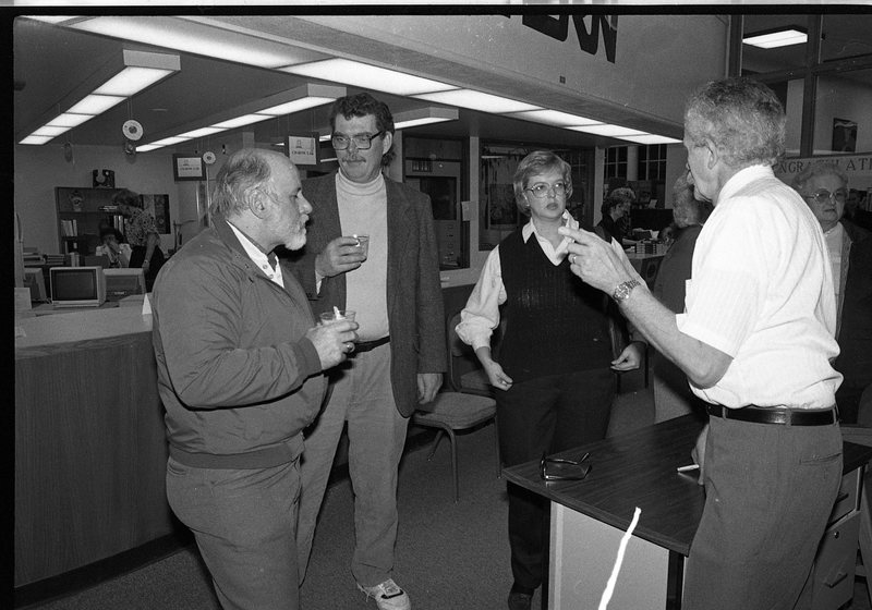 1991 Jack Evans, "Powerful Rockey" Book Signing 01