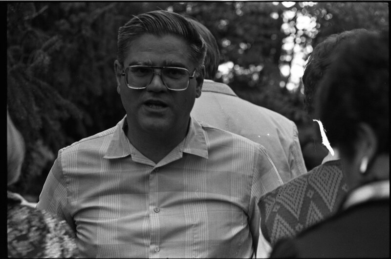 1989 Students & Employees, Reception at President's House 09
