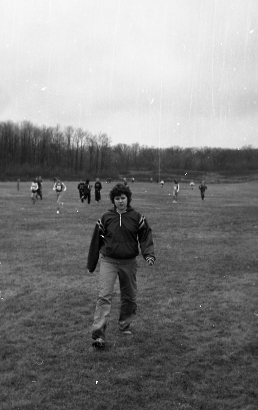 1982 Cross Country Meet at BMCC, Preparation 04