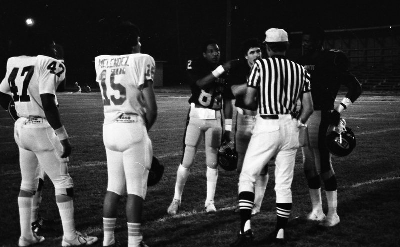 1981 Football, Alumni Game Coin Toss 02