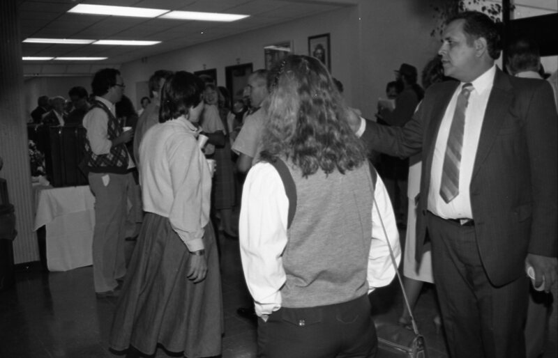1987 Faculty, September Reception 13