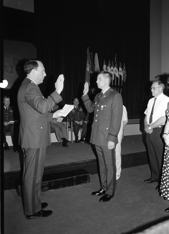 1991 ROTC Ceremony, Oath 07