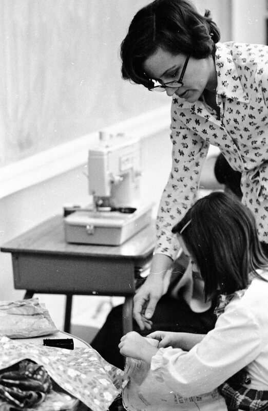 1974 Ackerman Elementary School, Sewing 08