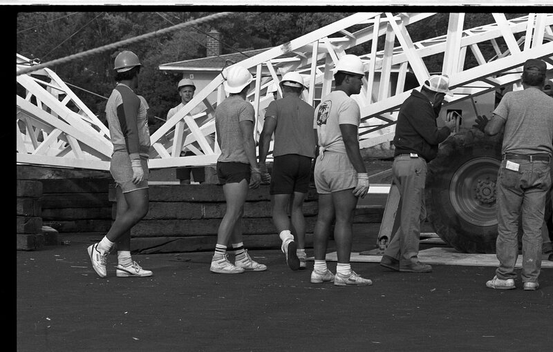 1988 Campus, Tennis Courts Construction 30