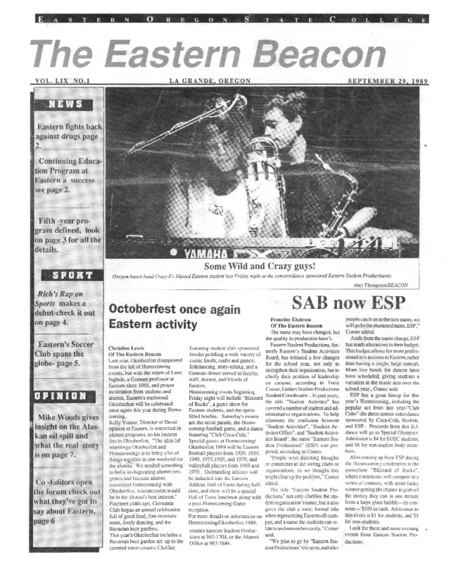 1989-90 The Eastern Beacon