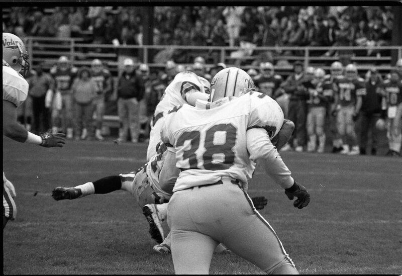 1991 Football Action, Western Oregon University at EOSC 15