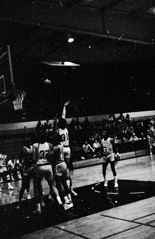 1985 Men's Basketball, EOSC vs. LCSC 01