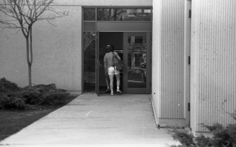 1985 Zabel Hall Entrance, Side
