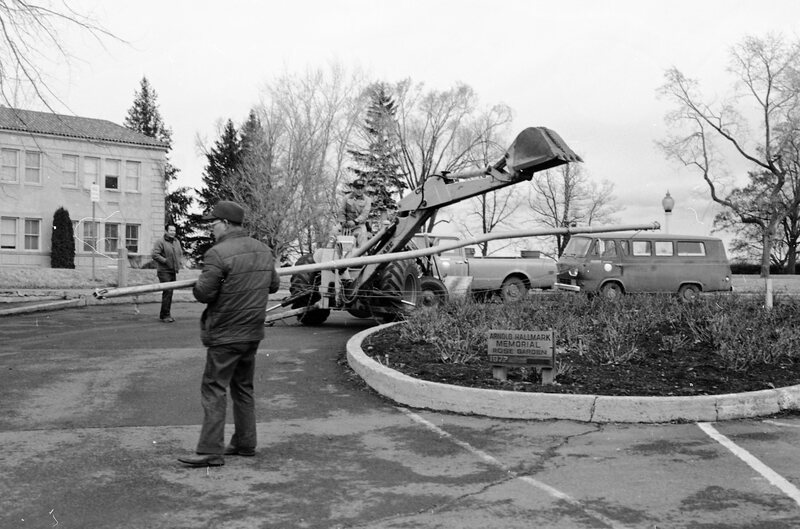 1983 Flag Pole Removal 05