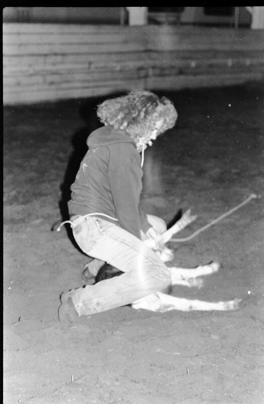 1991 Rodeo, Roping Practice 04