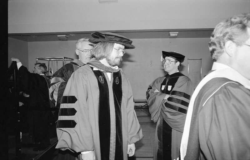 1991 Graduation, Faculty Prep 03