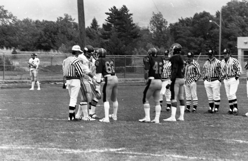 1981 Football, September 29th Game, Coin Toss 02