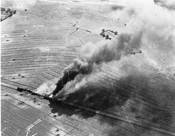 Aerial, Train Destroyed 2