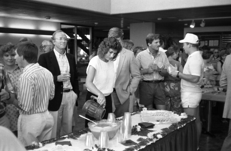 1988 Loso Hall, Groundbreaking Ceremony, Reception 16
