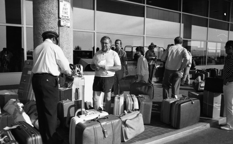 1982 Micronesian Trip, Portland Airport 02