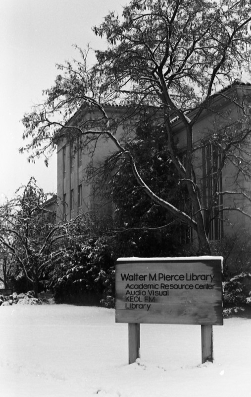 1978 Pierce Library Sign