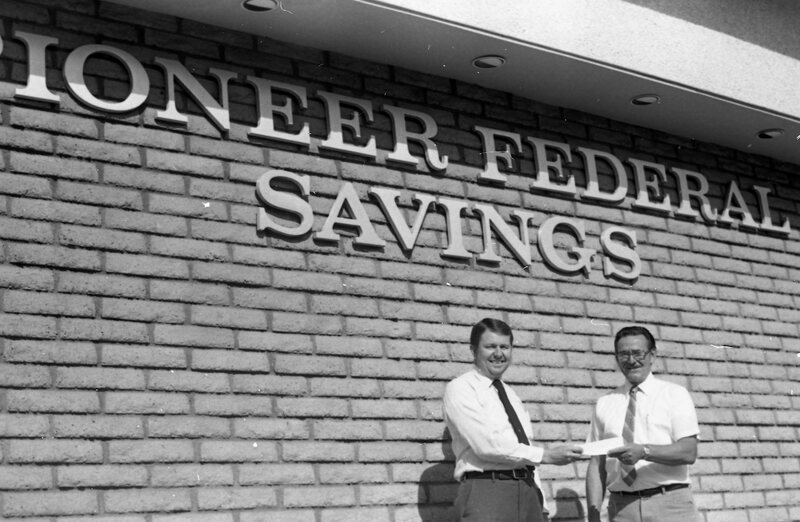 1984 Stadium, Pioneer Federal Savings Donation 04