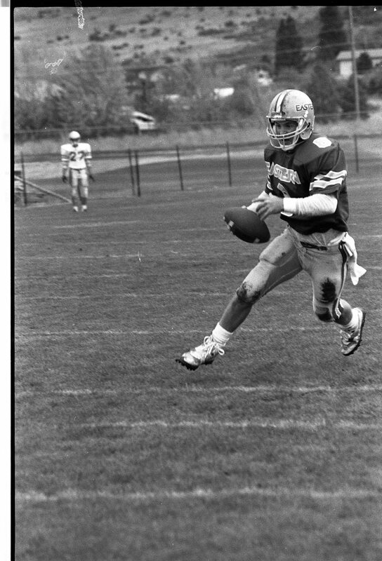 1991 Football Action, Western Oregon University at EOSC 23