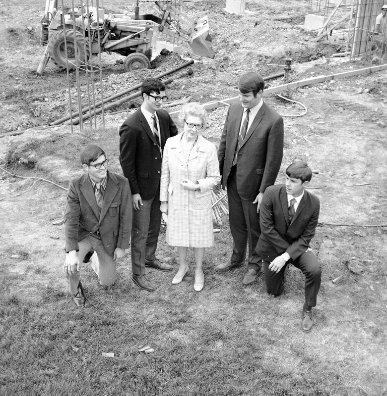 1972 Hoke Hall Ground Breaking 15